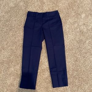 Navy cropped pant